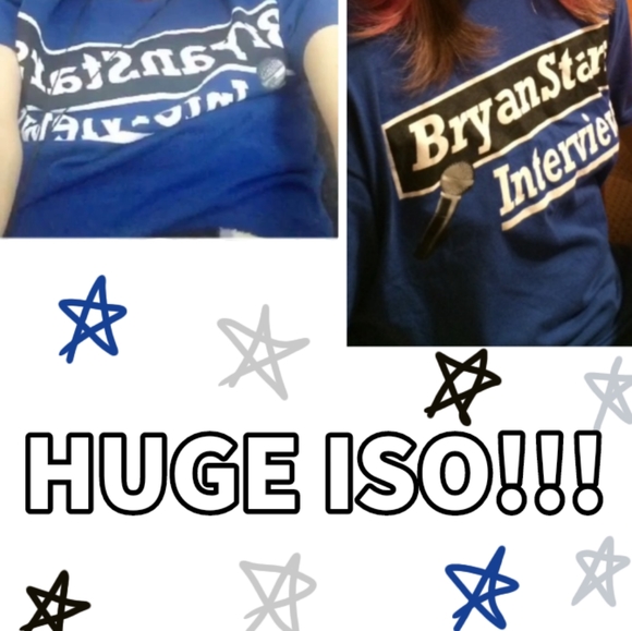 (HUGE ISO!) BryanStars Interviews T-shirt - Picture 1 of 2